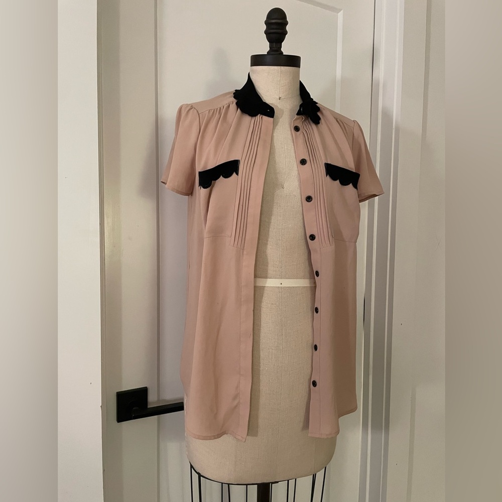 HD in Paris (Anthropologie brand) sz 0 Blouse